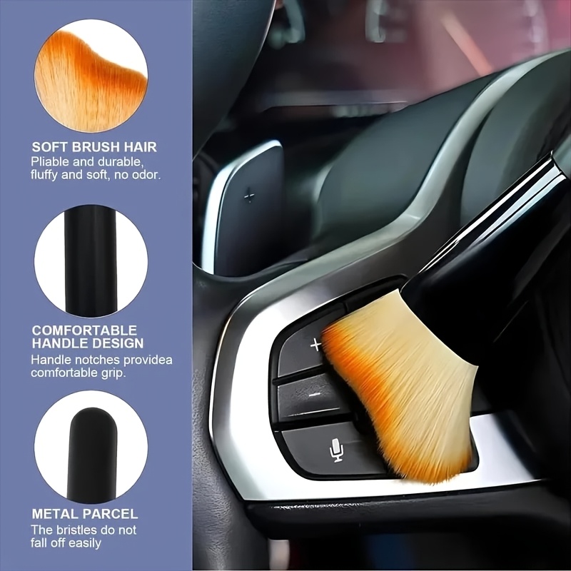 Long Short Car Cleaning Brush  - Interior Detailing Kit ulasan dan harga