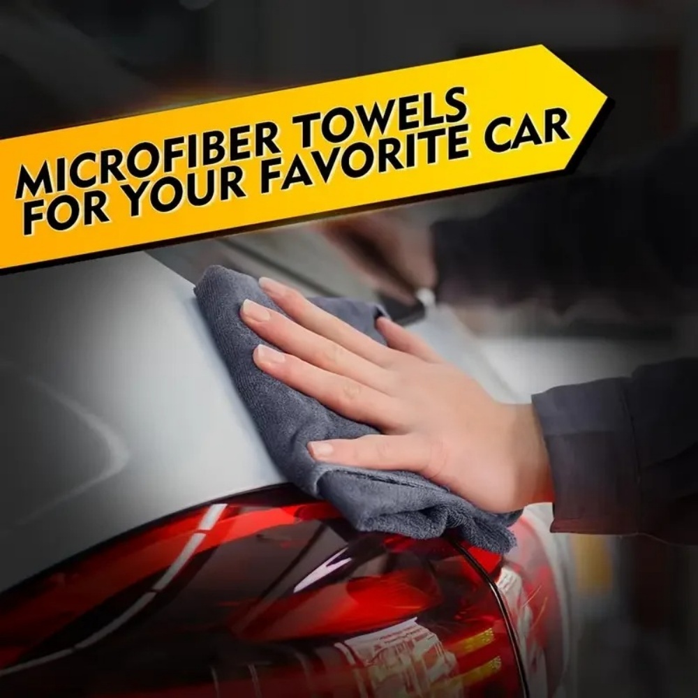 Black Microfiber Cleaning Clot - Microfiber Towel Detailing ulasan dan harga